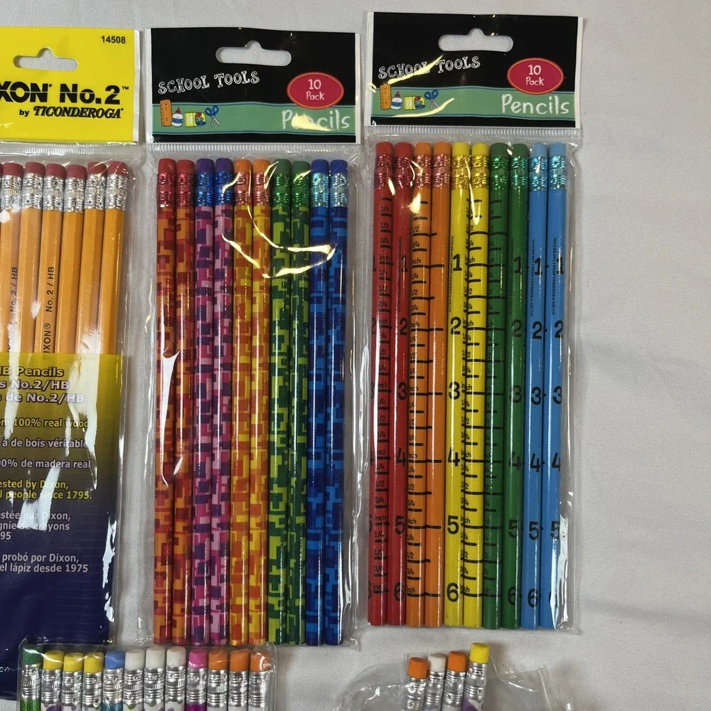 Vintage Pencils Lot‎ Sealed Spongebob School Easter Christmas Dixon No 2